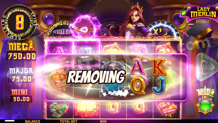 Lady Merlin Slot Gameplay