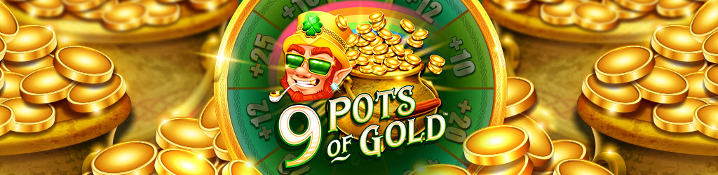 9 pots of gold slot logo