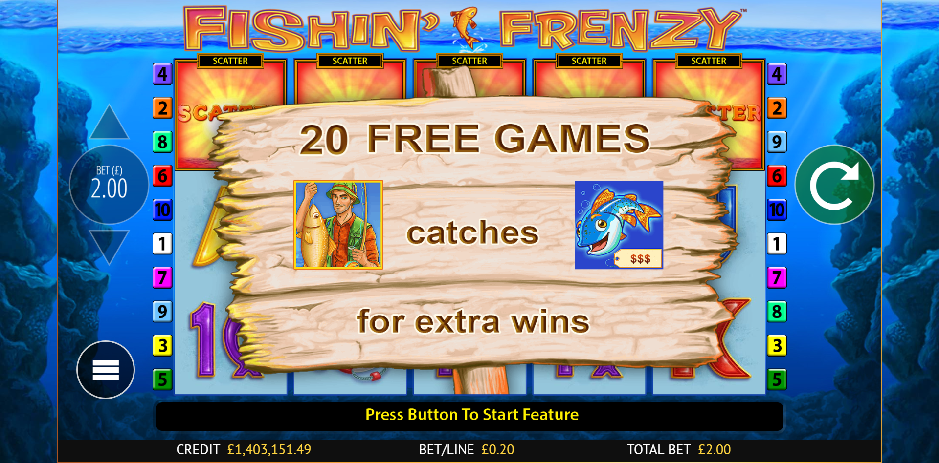 fishin frenzy big win