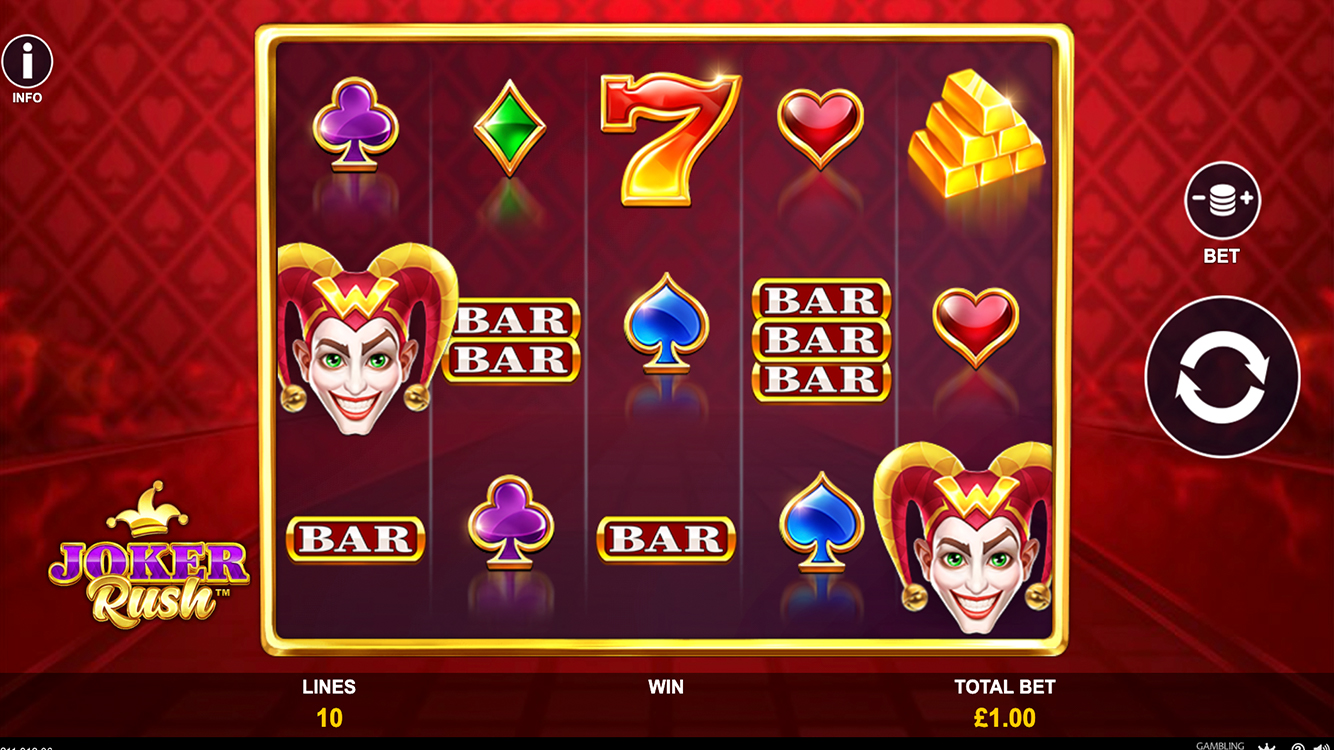 Joker rush slot lobby