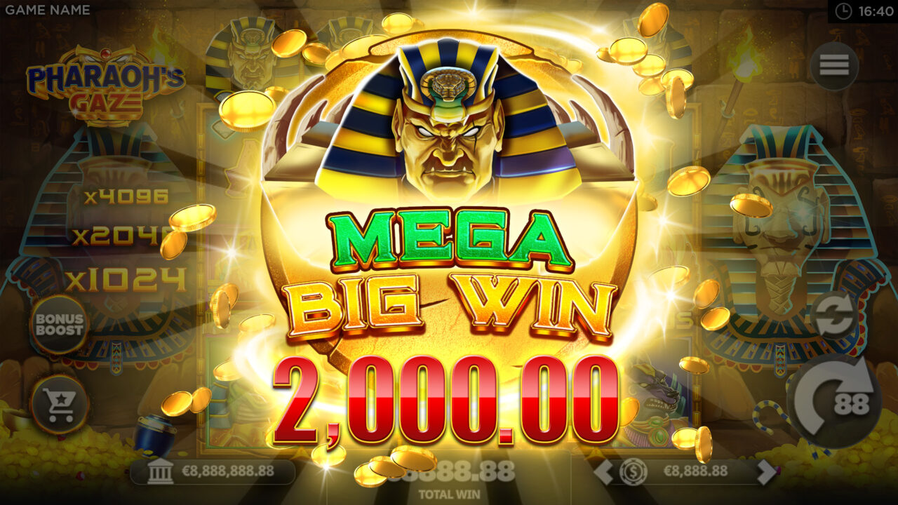 Pharaoh's Gaze Doublemax Slot Big Win